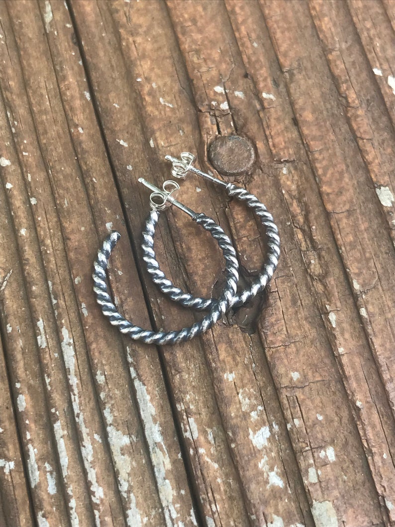 Sterling Rope Half-Hoops